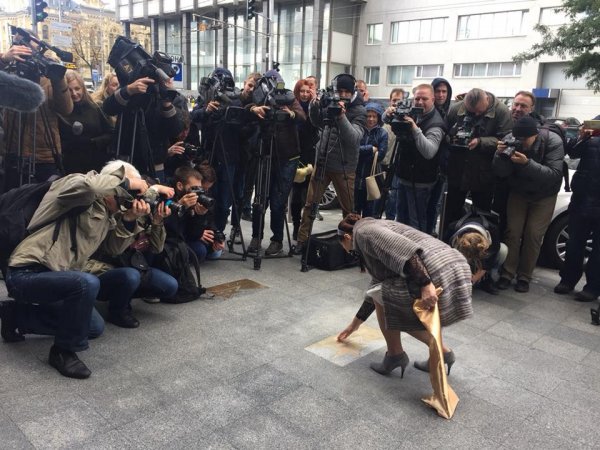 Ніна Матвієнко отримала власну зірку на Площі зірок